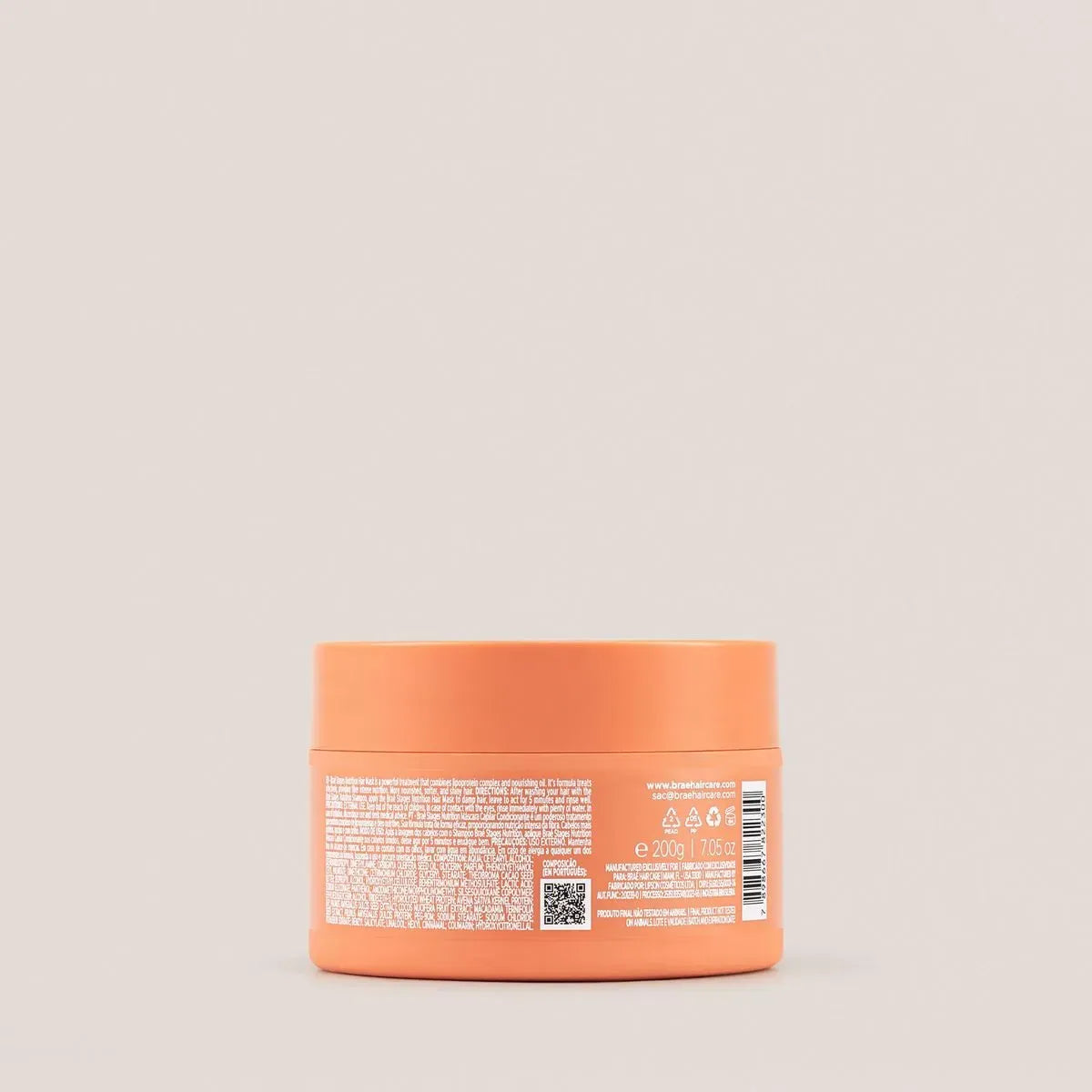 Brae stages Nutrition - Máscara Nutrição Intensa 200g